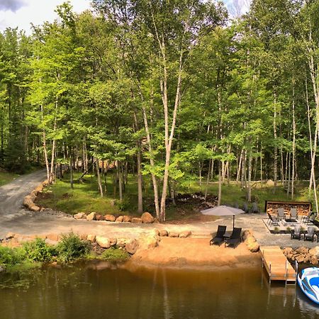 Kallm-Mont-Tremblant Chalet With Hot Tub, Pond & Beach On Private 7Acre Estate Lac-Superieur Dış mekan fotoğraf